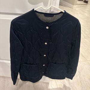 Abercrombie & Fitch Blue Puffer Jacket